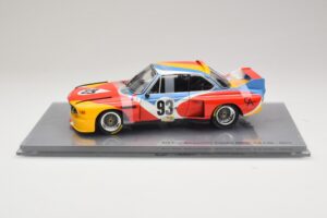 BMW 3.0 CSL Art Car Alexander Calder #51 H. Poulain / S. Posey / J. Guichet 24 Hours of Le Mans 1975 Minichamps 1:18 80430150 - nuotrauka 3 iš 7