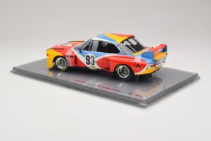 BMW 3.0 CSL Art Car Alexander Calder #51 H. Poulain / S. Posey / J. Guichet 24 Hours of Le Mans 1975 Minichamps 1:18 80430150 - nuotrauka 5 iš 7