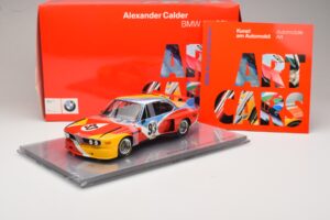 BMW 3.0 CSL Art Car Alexander Calder #51 H. Poulain / S. Posey / J. Guichet 24 Hours of Le Mans 1975 Minichamps 1:18 80430150 - nuotrauka 7 iš 7