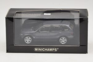 BMW X5 E53 4.4i Pilka Metalik Pakaitinė Dėžė Minichamps 1:43 80420393166-R1 Metalas - nuotrauka 5 iš 5