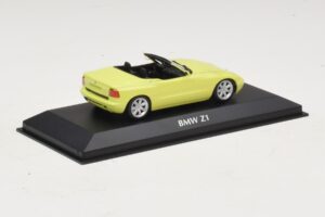 BMW Z1 E30 Geltonas Maxichamps 1:43 940020100 Metalas - nuotrauka 2 iš 5