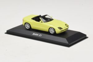 BMW Z1 E30 Geltonas Maxichamps 1:43 940020100 Metalas - nuotrauka 3 iš 5