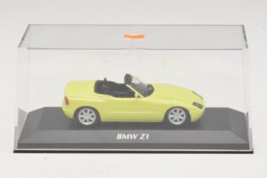 BMW Z1 E30 Geltonas Maxichamps 1:43 940020100 Metalas - nuotrauka 4 iš 5
