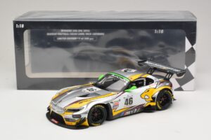 BMW Z4 GT3 #46 M. Palttala / L. Luhr 24 Hours of Spa Winner 2015 Minichamps 1:18 151152346 Metalas - nuotrauka 6 iš 6
