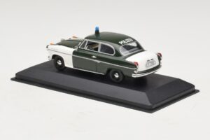 Borgward Isabella Polizei Frankfurt Minichamps 1:43 400096090 Metalas - nuotrauka 3 iš 5