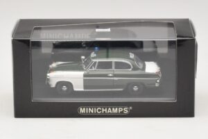 Borgward Isabella Polizei Frankfurt Minichamps 1:43 400096090 Metalas - nuotrauka 5 iš 5