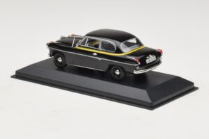 Borgward Isabella Taksi Juodas Minichamps 1:43 400096095 Metalas - nuotrauka 3 iš 5