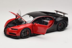 Bugatti Chiron Sport Italian Red & Carbon AUTOart 1:18 70996 Kompozitas - nuotrauka 2 iš 8