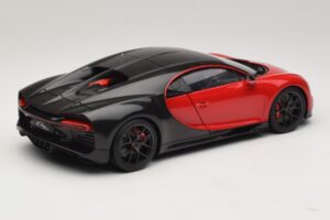 Bugatti Chiron Sport Italian Red & Carbon AUTOart 1:18 70996 Kompozitas - nuotrauka 3 iš 8