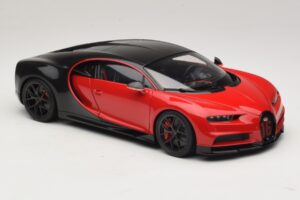 Bugatti Chiron Sport Italian Red & Carbon AUTOart 1:18 70996 Kompozitas - nuotrauka 6 iš 8