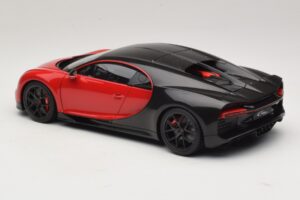 Bugatti Chiron Sport Italian Red & Carbon AUTOart 1:18 70996 Kompozitas - nuotrauka 7 iš 8