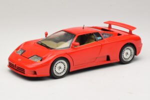 Bugatti EB110 Raudonas Bburago 1:18 3055-P1 Metalas