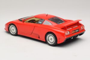 Bugatti EB110 Raudonas Bburago 1:18 3055-P1 Metalas - nuotrauka 7 iš 8