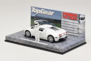 Bugatti Veyron Baltas Top Gear Leidimas Minichamps 1:43 519431100 Metalas - nuotrauka 3 iš 5