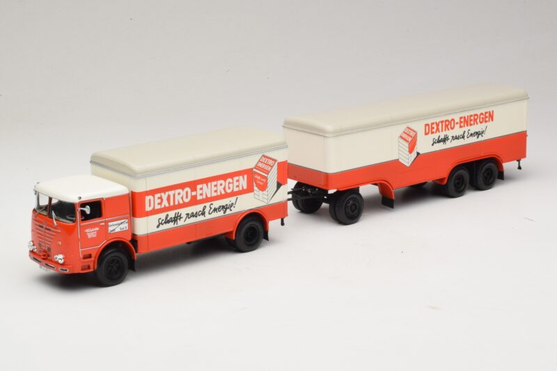 Bussing LU 11/16 Dėžinė Priekaba Dextro Energen Minichamps 1:43 499073940 Metalas