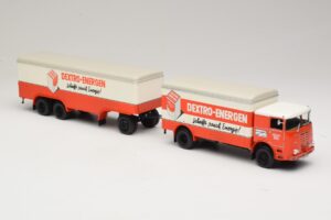 Bussing LU 11/16 Dėžinė Priekaba Dextro Energen Minichamps 1:43 499073940 Metalas - nuotrauka 4 iš 6