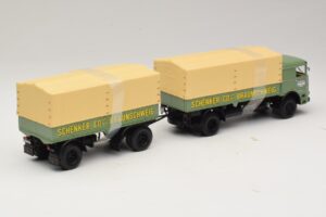 Bussing LU 11/16 Platformos Priekaba Schenker Minichamps 1:43 499073924 Metalas - nuotrauka 2 iš 6