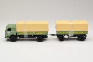 Bussing LU 11/16 Platformos Priekaba Schenker Minichamps 1:43 499073924 Metalas - nuotrauka 3 iš 6
