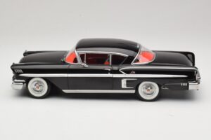 Chevrolet Bel Air Impala Coupe Juodas KK-Scale 1:18 KKDC181592 Metalas - nuotrauka 3 iš 6