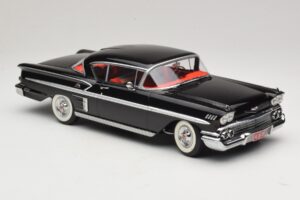 Chevrolet Bel Air Impala Coupe Juodas KK-Scale 1:18 KKDC181592 Metalas - nuotrauka 4 iš 6