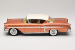 Chevrolet Bel Air Impala Coupe Varinė & Kreminė KK-Scale 1:18 KKDC181591 Metalas - nuotrauka 3 iš 6