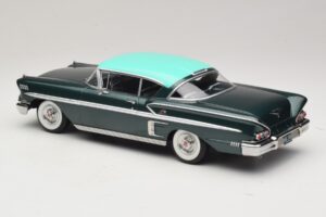 Chevrolet Bel Air Impala Coupe Tamsiai Žalia Metalik & Žalia KK-Scale 1:18 KKDC181594 Metalas - nuotrauka 5 iš 6