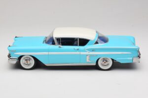 Chevrolet Bel Air Impala Coupe Turkio & Kreminė KK-Scale 1:18 KKDC181593 Metalas - nuotrauka 3 iš 6