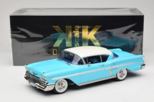 Chevrolet Bel Air Impala Coupe Turkio & Kreminė KK-Scale 1:18 KKDC181593 Metalas - nuotrauka 6 iš 6