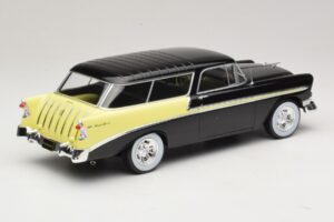 Chevrolet Bel Air Nomad Custom Juodas & Šviesiai Geltona KK-Scale 1:18 KKDC181293 Metalas - nuotrauka 2 iš 6