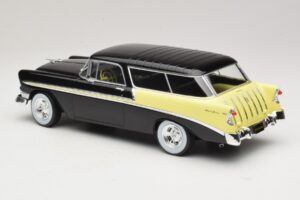 Chevrolet Bel Air Nomad Custom Juodas & Šviesiai Geltona KK-Scale 1:18 KKDC181293 Metalas - nuotrauka 5 iš 6