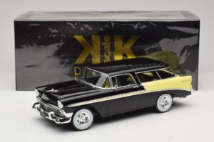 Chevrolet Bel Air Nomad Custom Juodas & Šviesiai Geltona KK-Scale 1:18 KKDC181293 Metalas - nuotrauka 6 iš 6