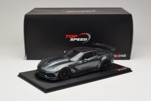 Chevrolet Corvette C7 ZR-1 Shadow Grey Metallic TopSpeed 1:18 TS0148 Derva - nuotrauka 6 iš 6