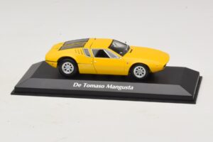 De Tomaso Mangusta Geltonas Maxichamps 1:43 940127120 Metalas
