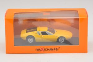 De Tomaso Mangusta Geltonas Maxichamps 1:43 940127120 Metalas - nuotrauka 5 iš 5