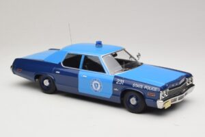 Dodge Monaco Massachusetts State Police KK-Scale 1:18 KKDC181154 Metalas - nuotrauka 4 iš 6