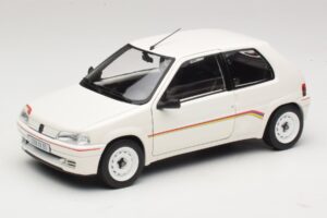 Peugeot 106 Rallye 1.3 baltas Norev 1:18 184920 Metalas