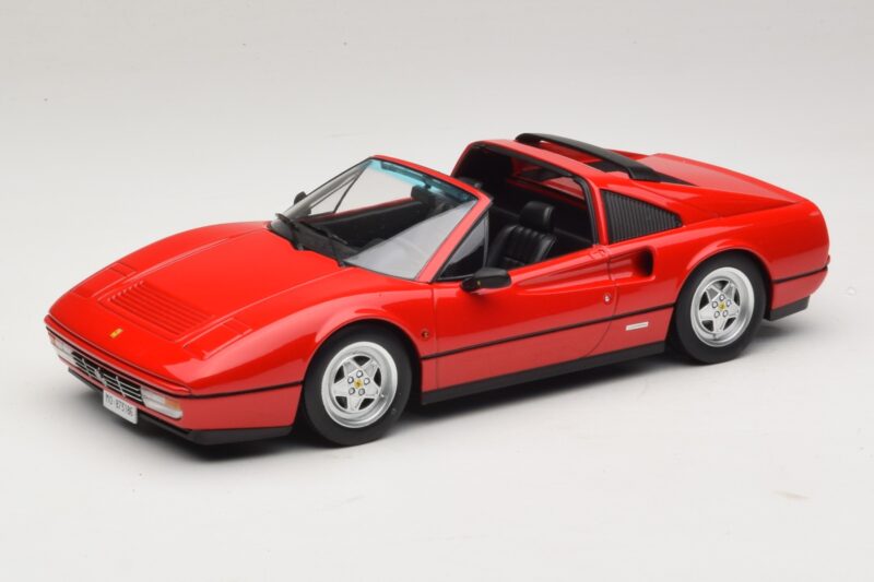 Ferrari 328 GTS Raudonas Su Juodu Salonu KK-Scale 1:18 KKDC180551 Metalas