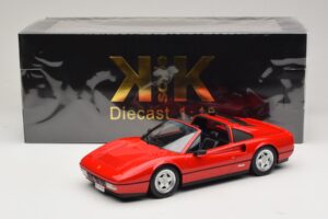 Ferrari 328 GTS Raudonas Su Juodu Salonu KK-Scale 1:18 KKDC180551 Metalas - nuotrauka 7 iš 7