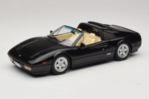 Ferrari 328 GTS US Version Juodas Miami Vice Sonny KK-Scale 1:18 KKDC181702 Metalas