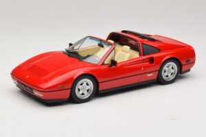 Ferrari 328 GTS US Versija Raudonas Beverly Hills Cop II Su Smėlio Spalvos Salonu KK-Scale 1:18 KKDC181701 Metalas