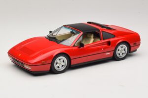 Ferrari 328 GTS US Versija Raudonas Beverly Hills Cop II Su Smėlio Spalvos Salonu KK-Scale 1:18 KKDC181701 Metalas - nuotrauka 2 iš 7