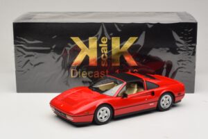Ferrari 328 GTS US Versija Raudonas Beverly Hills Cop II Su Smėlio Spalvos Salonu KK-Scale 1:18 KKDC181701 Metalas - nuotrauka 7 iš 7