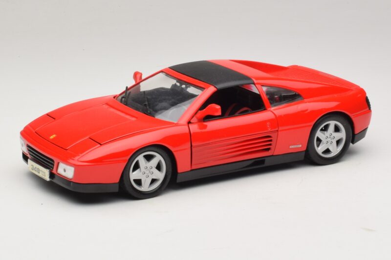Ferrari 348 TS Raudonas Maisto 1:18 31804 Metalas