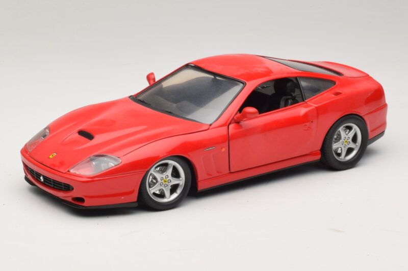 Ferrari 550 Maranello Raudonas Majorette 1:18 5974 Metalas