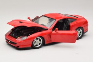 Ferrari 550 Maranello Raudonas Majorette 1:18 5974 Metalas - nuotrauka 2 iš 8