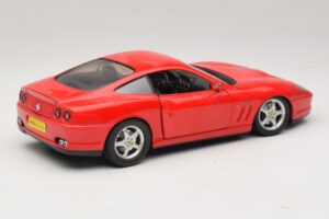 Ferrari 550 Maranello Raudonas Majorette 1:18 5974 Metalas - nuotrauka 3 iš 8