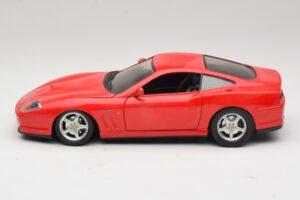 Ferrari 550 Maranello Raudonas Majorette 1:18 5974 Metalas - nuotrauka 4 iš 8