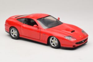 Ferrari 550 Maranello Raudonas Majorette 1:18 5974 Metalas - nuotrauka 6 iš 8