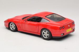 Ferrari 550 Maranello Raudonas Majorette 1:18 5974 Metalas - nuotrauka 7 iš 8