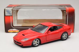 Ferrari 550 Maranello Raudonas Majorette 1:18 5974 Metalas - nuotrauka 8 iš 8